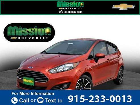 2019 Ford Fiesta SE hatchback Hot Pepper Red Metallic Tinted... for sale in El Paso, TX