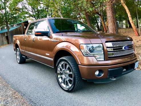 Immaculate 2012 F150 Platinum Crewcab 4x4 Twin Turbo Ecoboost for sale in Medford, OR