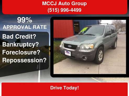 2005 Ford Escape 4dr 4WD WE GUARANTEE CREDIT APPROVAL! *100%... for sale in Des Moines, IA