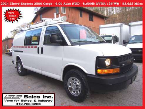 2014 Chevrolet Express 2500 Work Cargo Van - 53,622 Miles - cars &... for sale in Allison Park, PA