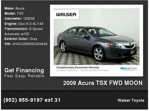 2009 Acura TSX FWD MOON for sale in Bloomington, MN
