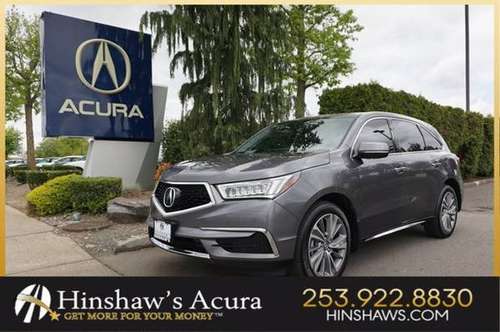 2018 Acura MDX AWD All Wheel Drive SUV w/Technology Pkg - cars & for sale in Fife, WA