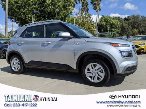 2020 Hyundai Venue Stellar Silver Call Today! - cars & trucks - by... for sale in Naples, FL