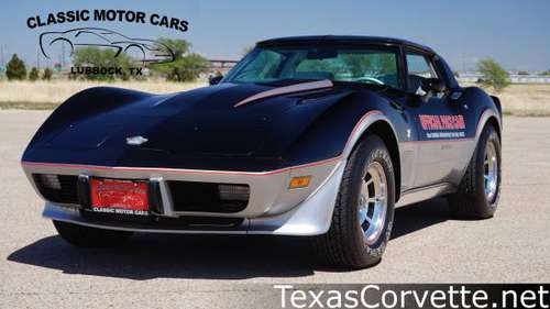 1978 Chevrolet Corvette 25th Anniversary Pace Car for sale in Lubbock, TX