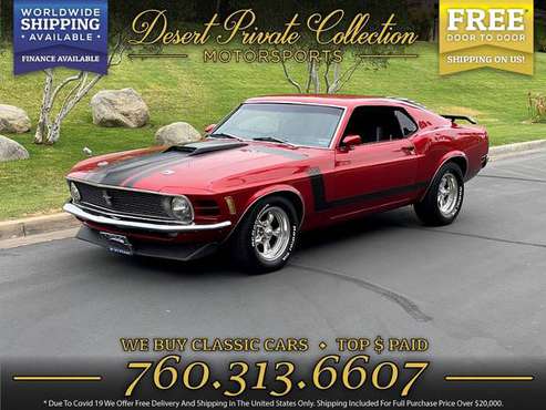 CRAZY DEAL on this 1970 Ford Mustang Fastback 351 , AC , Mach 1 for sale in Palm Desert , CA