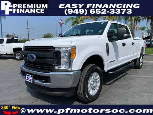 R5. 2017 FORD F350 XL DIESEL 4X4 LONG BED CREW CAB 1 OWNER CLEAN -... for sale in Stanton, CA