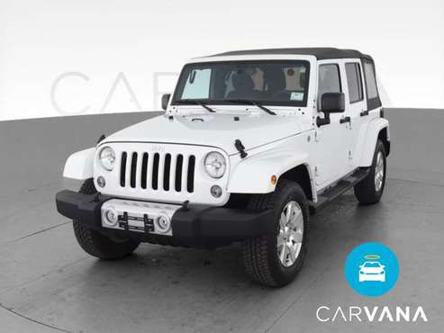 2015 Jeep Wrangler Unlimited Sahara Sport Utility 4D suv White - -... for sale in Fort Myers, FL