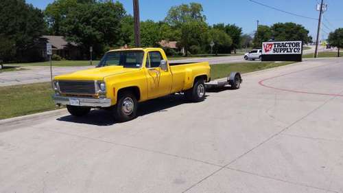 1977 chevrolet c30 single cab dually new engine trans and interior for sale in irving, TX