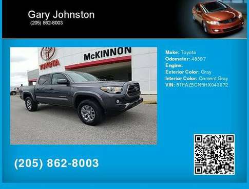 2017 Toyota Tacoma SR5 - - by dealer - vehicle for sale in Clanton, AL