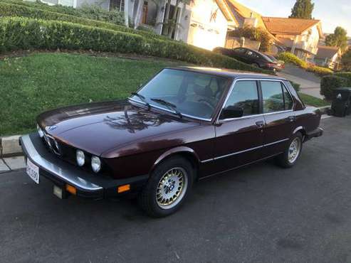 1984 BMW 533i E28, 5 Speed Manual........... $12,500 - cars & trucks... for sale in North Hollywood, CA