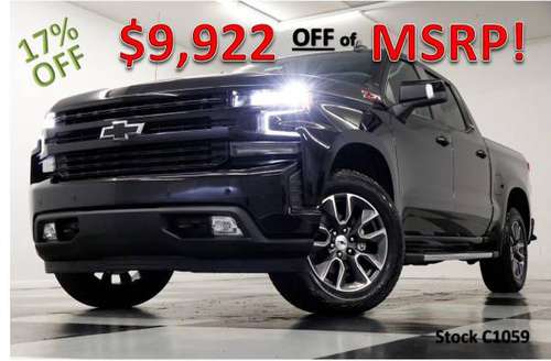 $9922 OFF MSRP!! ALL NEW Black 2021 Chevy Silverado RST 4X4 Crew Z71... for sale in Clinton, FL