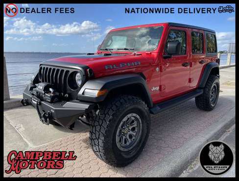 2020 Jeep Wragler Unlimited Alpha Edition - cars & trucks - by... for sale in Panama City, FL