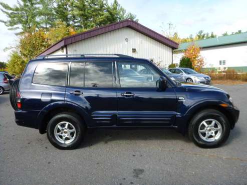 2002 MITSUBISHI MONTERO LIMITED VERY CLEAN 4X4 3RD ROW 7 PASS LEATHER for sale in Milford, NH
