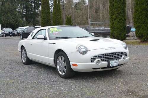 2002 Ford Thunderbird Deluxe DUAL TOPS - - by dealer for sale in Bothell, WA