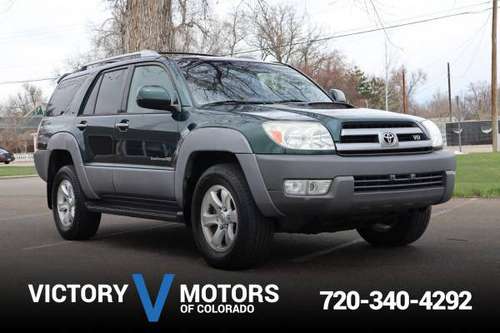 2003 Toyota 4Runner 4x4 4WD 4 Runner Sport Edition SUV - cars & for sale in Longmont, CO