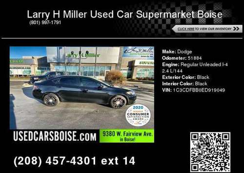 2014 Dodge Dart Sxt - cars & trucks - by dealer - vehicle automotive... for sale in Boise, ID