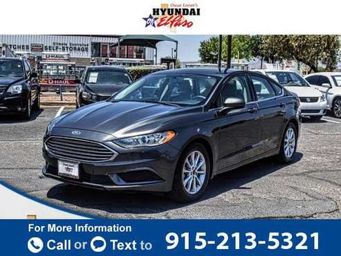 2017 Ford Fusion SE sedan Gray - cars & trucks - by dealer - vehicle... for sale in El Paso, TX