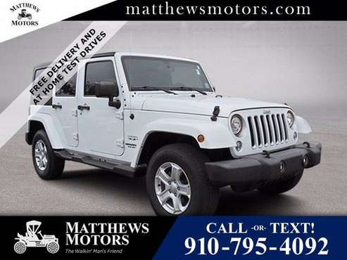 2017 Jeep Wrangler Unlimited Sahara - cars & trucks - by dealer -... for sale in Wilmington, NC