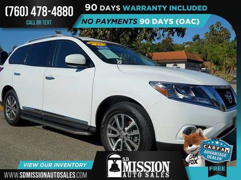 2015 Nissan Pathfinder SL FOR ONLY $291/mo! - cars & trucks - by... for sale in Vista, CA