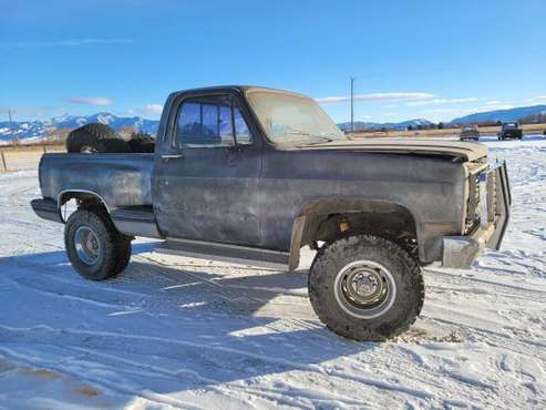 1984 chevy step side 4x4 - cars & trucks - by owner - vehicle... for sale in Bozeman, MT