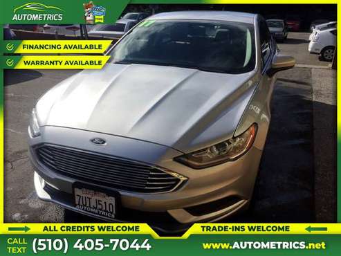 2017 Ford Fusion S FOR ONLY 279/mo! - - by dealer for sale in El Cerrito, CA