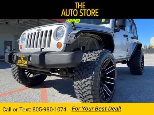 2010 Jeep Wrangler Unlimited Sport suv Bright Silver Metallic - cars for sale in Salinas, CA