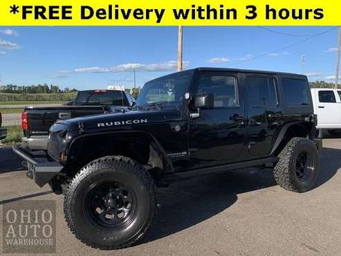 2013 Jeep Wrangler Unlimited Unlimited Rubicon 4x4 LIFTED 6-Speed V6... for sale in Canton, PA