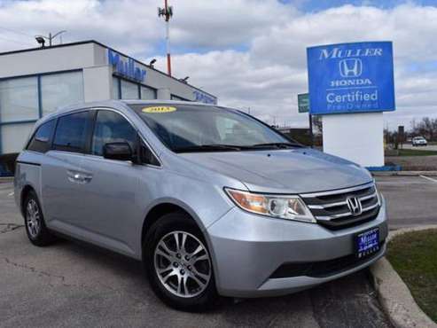 2013 Honda Odyssey EX-L van Alabaster Silver Metallic - cars & for sale in Highland Park, IL