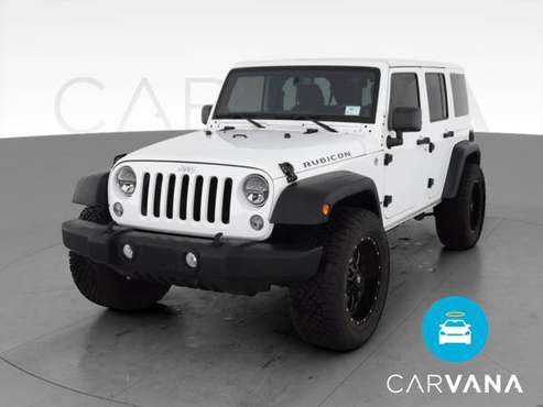 2014 Jeep Wrangler Unlimited Rubicon Sport Utility 4D suv White - -... for sale in QUINCY, MA