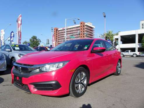 2016 honda civic lx - cars & trucks - by dealer - vehicle automotive... for sale in National City, CA