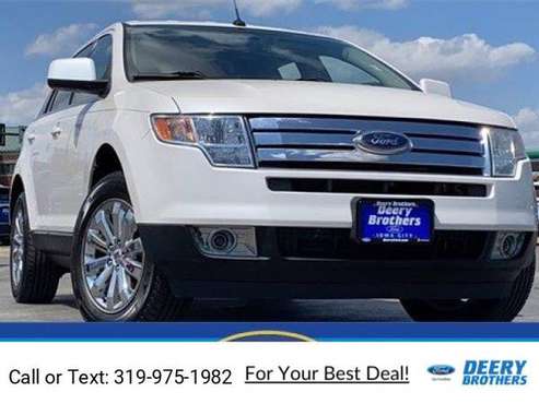 2010 Ford Edge Limited suv White - - by dealer for sale in Iowa City, IA