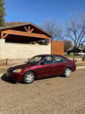 2002 Honda Civic 4dr Auto - cars & trucks - by owner - vehicle... for sale in Lubbock, TX