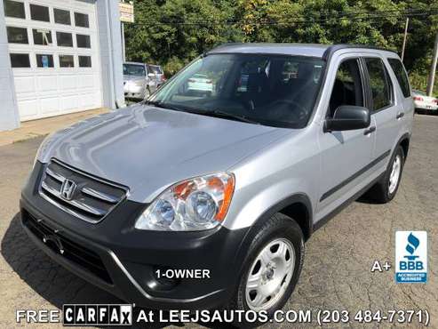 *2006 HONDA CR-V LX*4WD*CERTFID 1-OWNR*FREE CARFAX*SUPR CLEAN*A1 COND* for sale in North Branford , CT