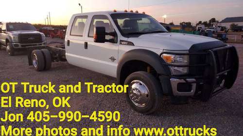 2012 Ford F-450 2wd Crew Cab 200in Chassis 6.7L Diesel 84in CTA F450 for sale in Springfield, MO