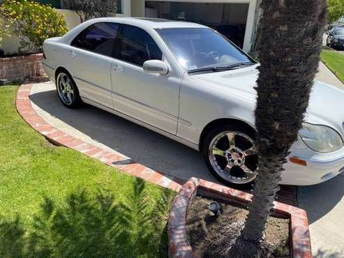 2001 - White Mercedes Benz S430 for sale in Los Angeles, CA