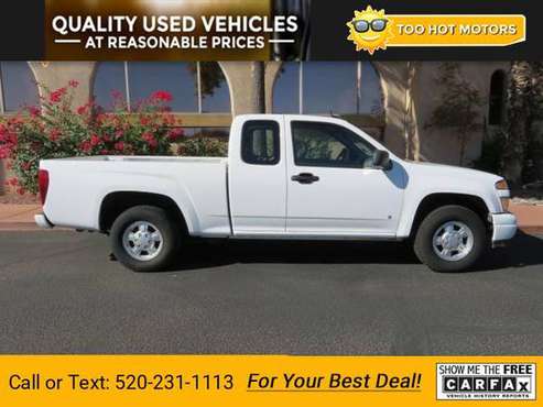 2008 Chevy Chevrolet Colorado LS pickup Summit White - cars & trucks... for sale in Tucson, AZ