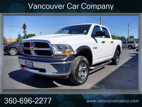 2010 Dodge Ram 1500 4x4 Crew Cab! Adult Owned! Local Truck! - cars & for sale in Vancouver, OR