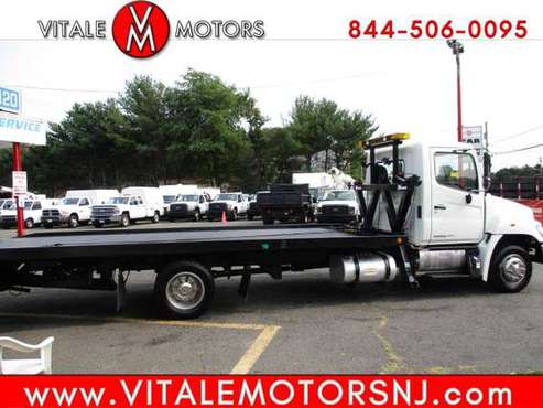 2012 Hino 258 ** SIDE PULLER OPTION ** ROLL BACK TOW TRUCK **LOW -... for sale in south amboy, MN