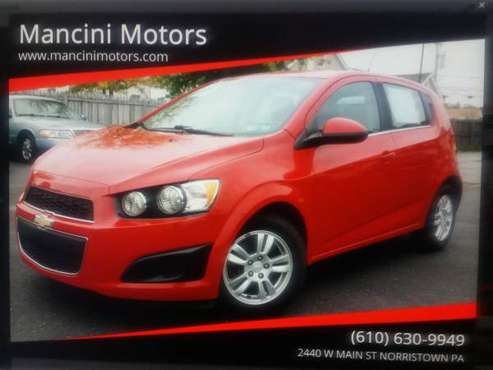 2013 CHEVY SONIC LT 6 SPEED - cars & trucks - by dealer - vehicle... for sale in Norristown, PA