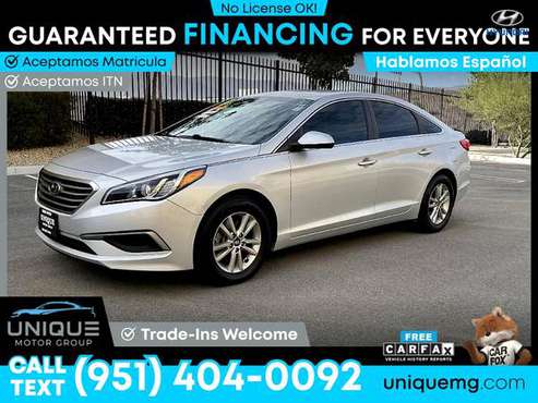2017 Hyundai Sonata SE PRICED TO SELL! - - by dealer for sale in Corona, CA