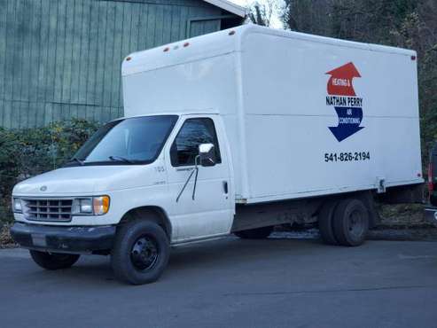 1994 Ford E350 Box Van - Diesel - Low Miles - cars & trucks - by... for sale in Fairview, OR