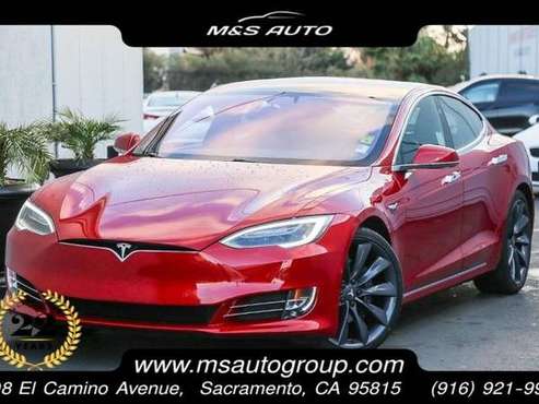 2017 Tesla Model S 100D hatchback Red Multi-Coat for sale in Sacramento , CA