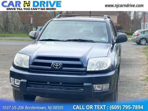 2004 Toyota 4runner SR5 4WD - - by dealer - vehicle for sale in Bordentown, PA