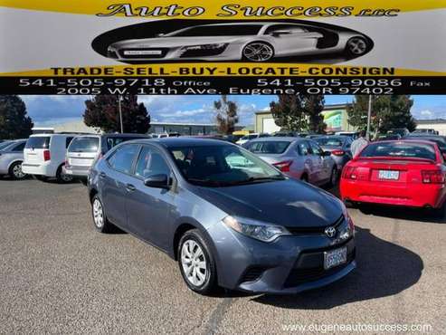 2014 TOYOTA COROLLA LE LOW MILES RUNS GREAT - - by for sale in Eugene, OR