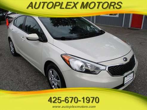 2015 KIA FORTE LX - 3 MONTHS/3, 000 MILES LIMITED WARRANTY - cars & for sale in Lynnwood, WA