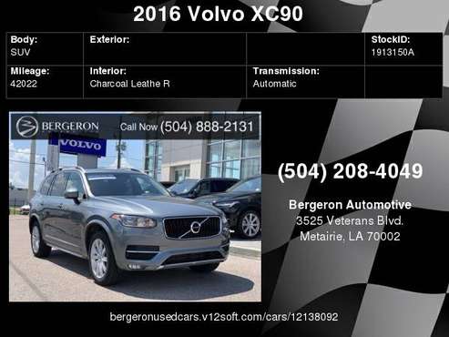 2016 Volvo XC90 T6 Momentum for sale in Metairie, LA