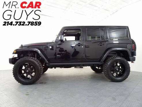 2016 Jeep Wrangler Unlimited Rubicon Hard Rock Rates start at 3.49%... for sale in McKinney, TX