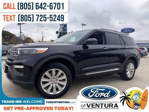 876/mo - 2021 Ford Explorer Limited - - by dealer for sale in Ventura, CA