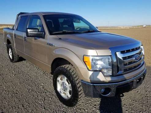 2011 Ford F-150 XLT Crew 1OWNER 4x4 Bedliner Tool Box MT Tires 90% for sale in MANSFIELD, WA