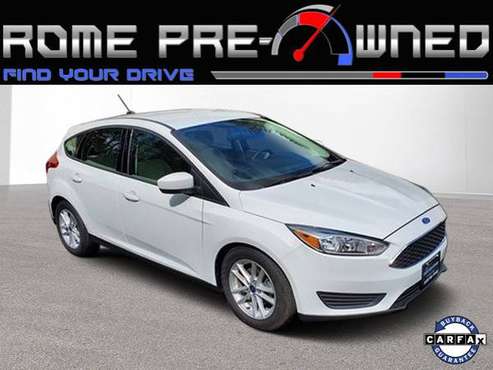 2018 Ford Focus White *SAVE NOW!!!* for sale in Rome, NY